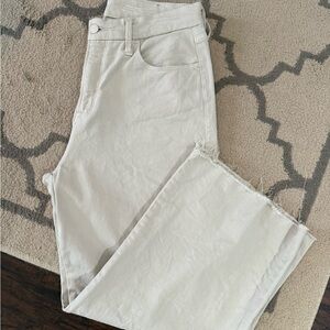 Good American Cream Women's Jeans